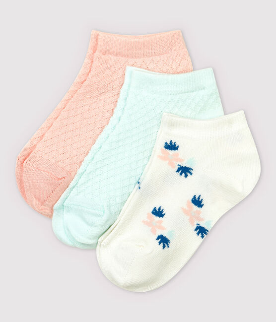 Lot de 3 paires de chaussettes basses enfant fille variante 2