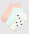 Lot de 3 paires de chaussettes basses enfant fille variante 2