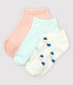 Lot de 3 paires de chaussettes basses enfant fille