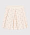 Jupe imprimée en tubique enfant fille beige AVALANCHE/ ARGENT