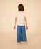 Tee-shirt en jersey léger enfant fille blanc AVALANCHE/ MEDIEVAL