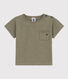 Tee-shirt manches courtes bébé en jersey flammé