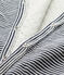 Cardigan fille en tubique rayé milleraies bleu SMOKING/beige COQUILLE