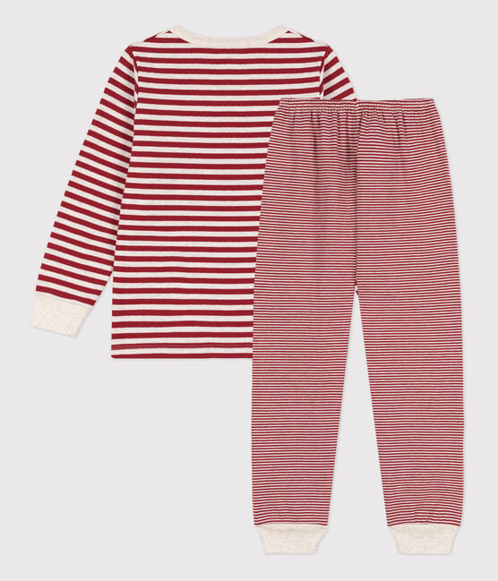 Pyjama à rayures petit garçon en tubique STOP/ MONTELIMAR