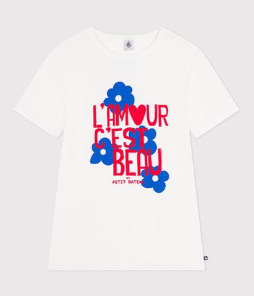 Tee-shirt femme en coton manches courtes