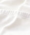 Caleçon bébé en côte 2x2 en coton biologique blanc MARSHMALLOW