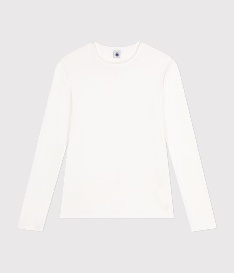 TEE-SHIRT L'ICONIQUE COCOTTE EN COTON FEMME blanc ECUME