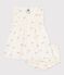 Robe bébé en coton avec son bloomer, imprimés fleurs MILK/ MULTICO