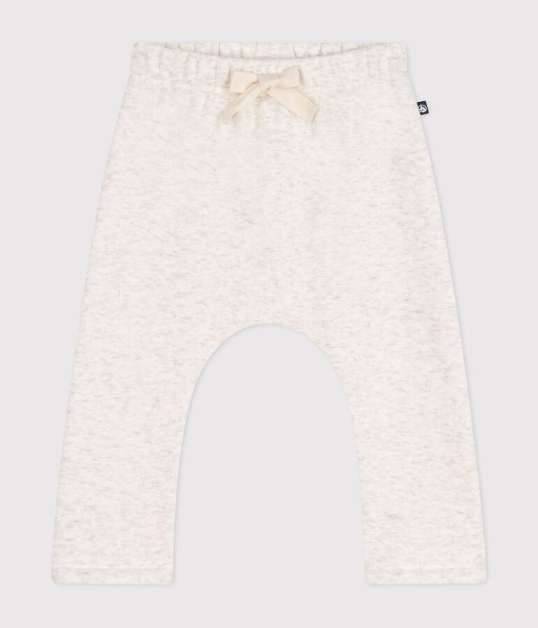 Pantalon en molleton doux et chaud b&eacute;b&eacute; beige MONTELIMAR CHINE