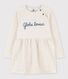 Robe manches longues en molleton enfant fille