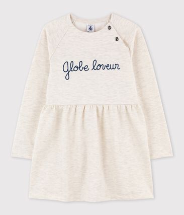 Robe manches longues en molleton enfant fille