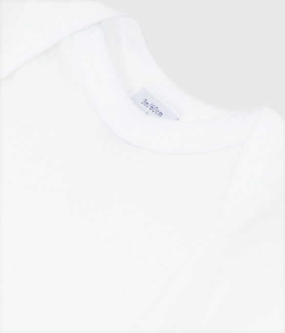 Body blanc manches courtes bébé blanc ECUME