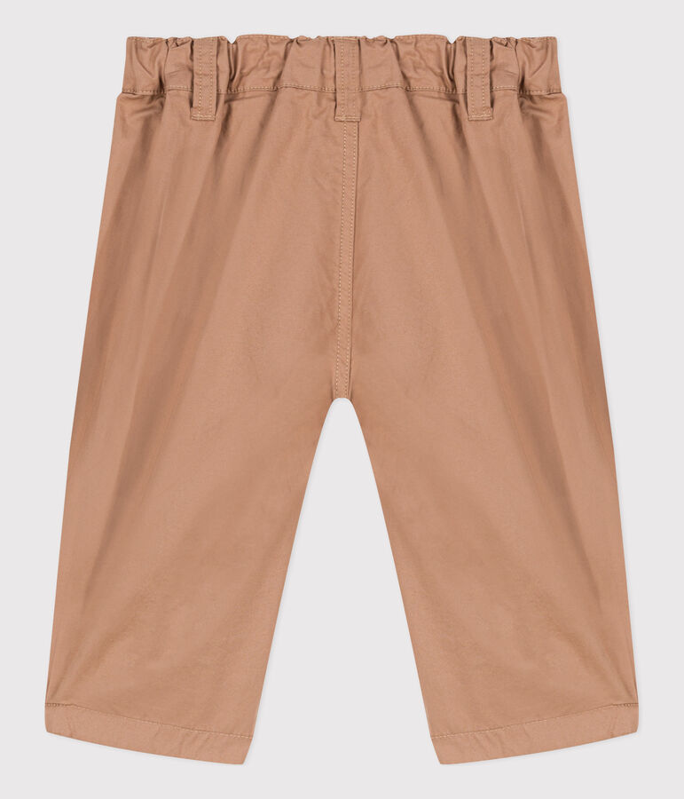 Pantalon b&eacute;b&eacute; en serge craquante beige VINTAGE