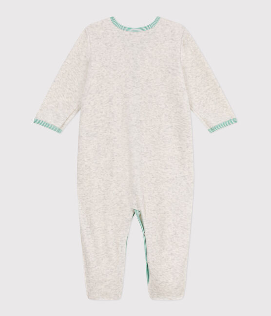 Pyjama bébé en velours uni beige MONTELIMAR CHINE
