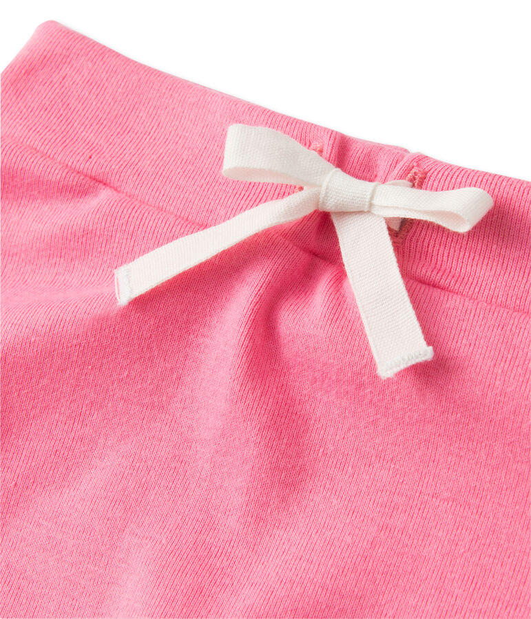 Ensemble b&eacute;b&eacute; fille short et t-shirt orange/rose