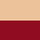 beige / rouge