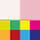 multicouleur / rose / multicouleur