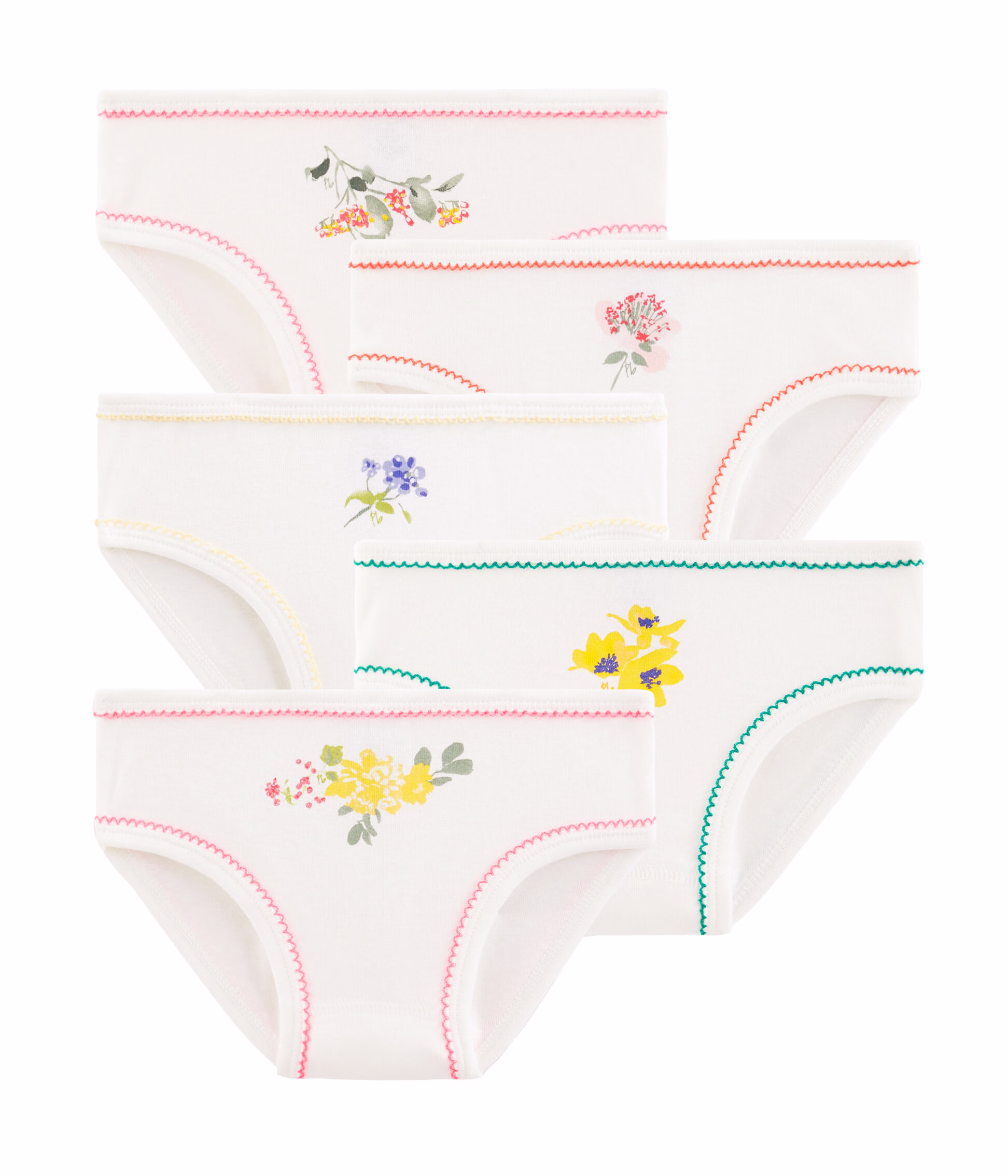 Lot de 5 culottes petite fille 5446300040