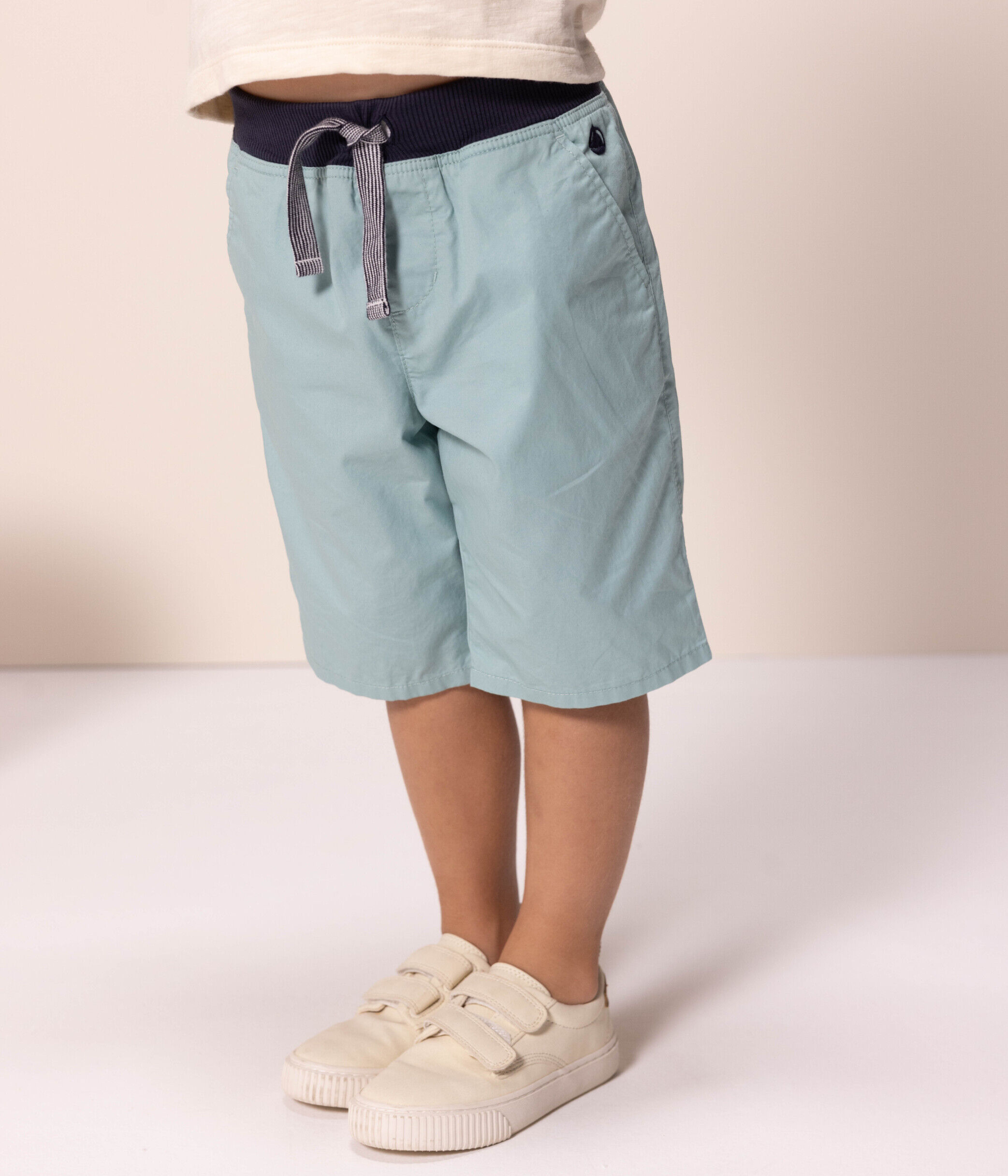 Bermuda en serge de coton enfant gar on BOB Petit Bateau