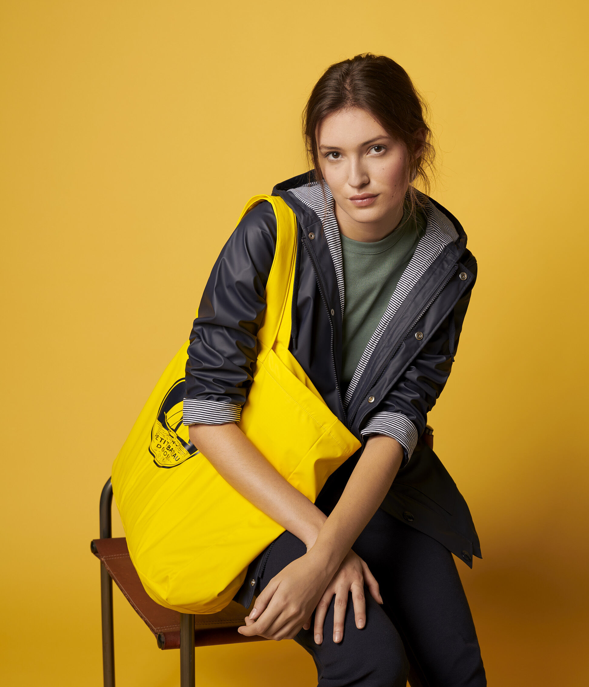 Sac cabas deals jaune