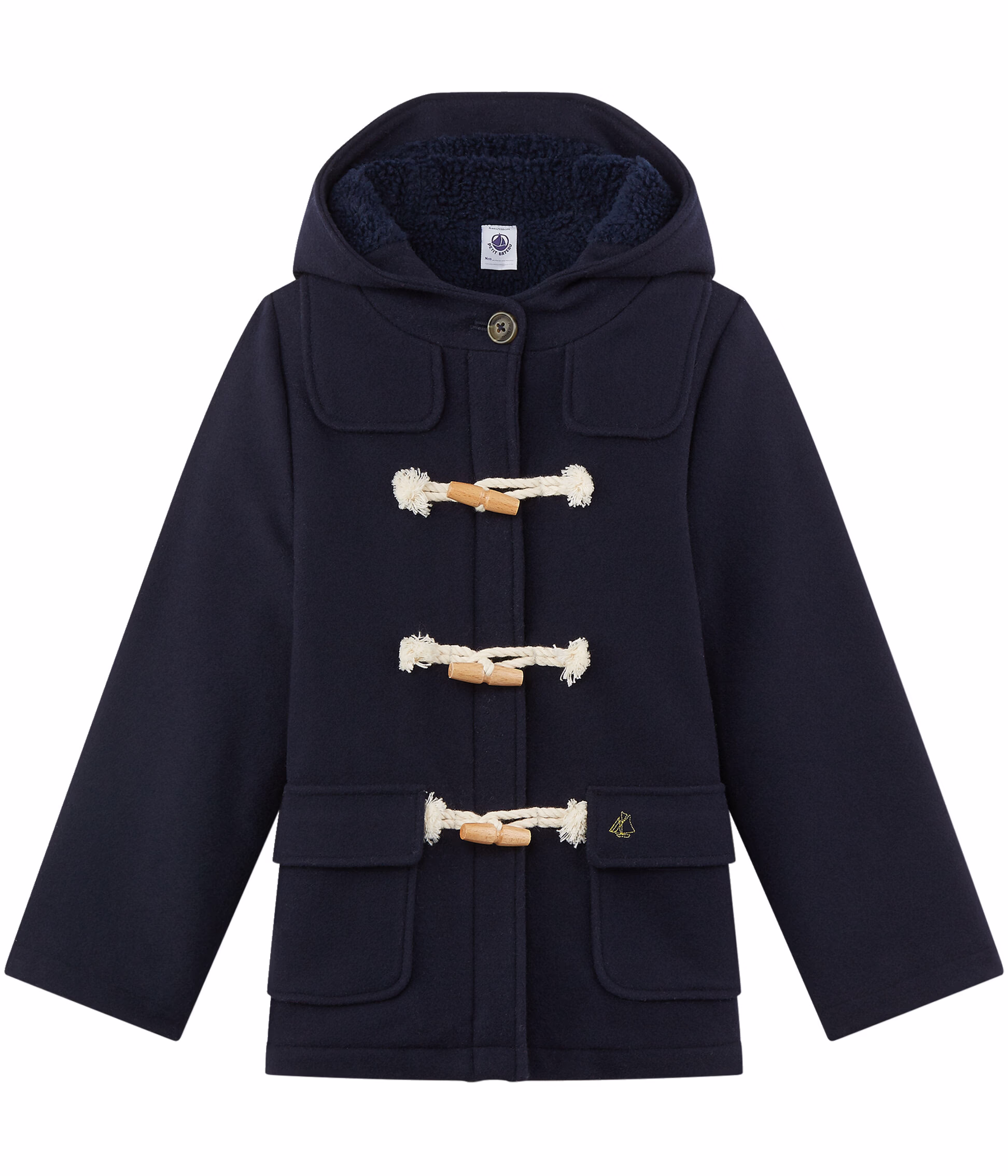 Girls blue sales duffle coat