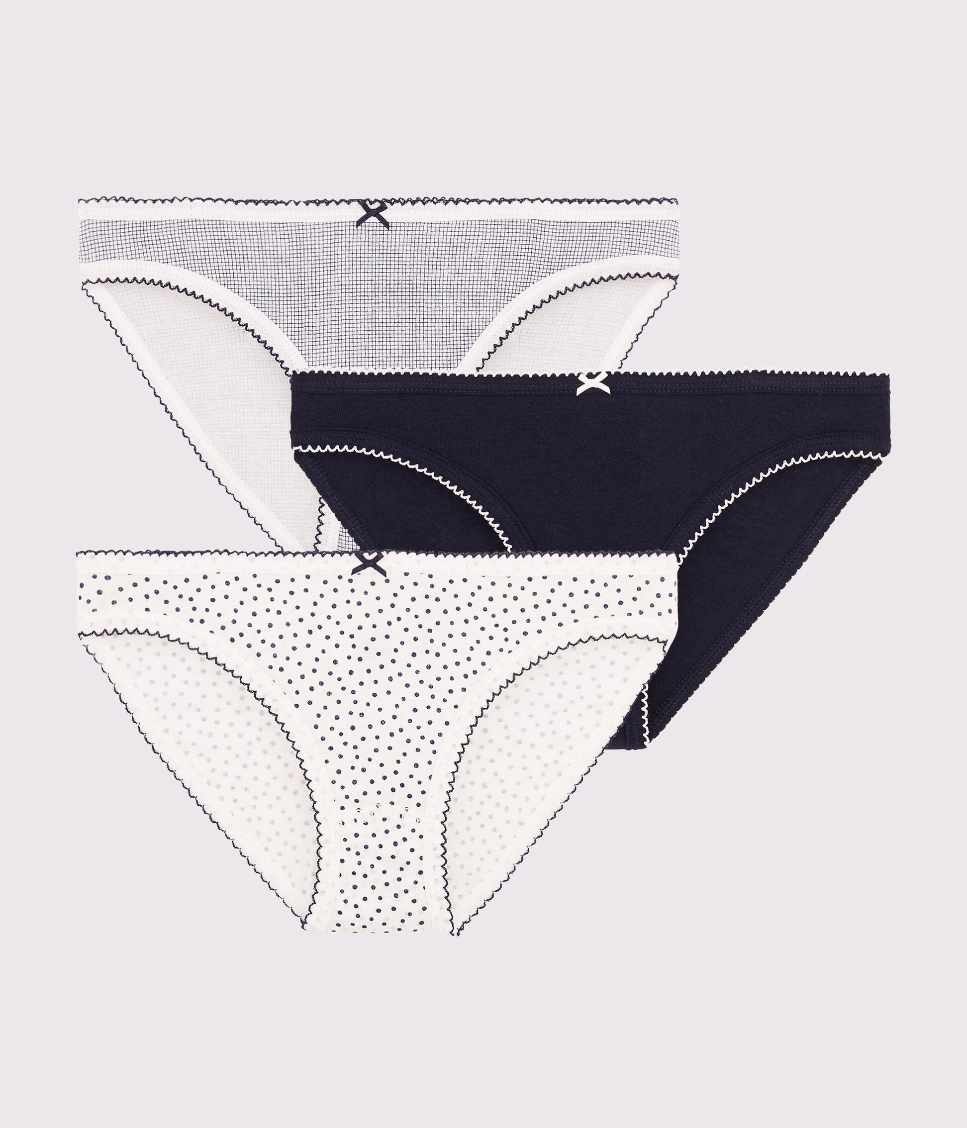 Lot 3 culottes Femme Variante 3 PACK Petit Bateau