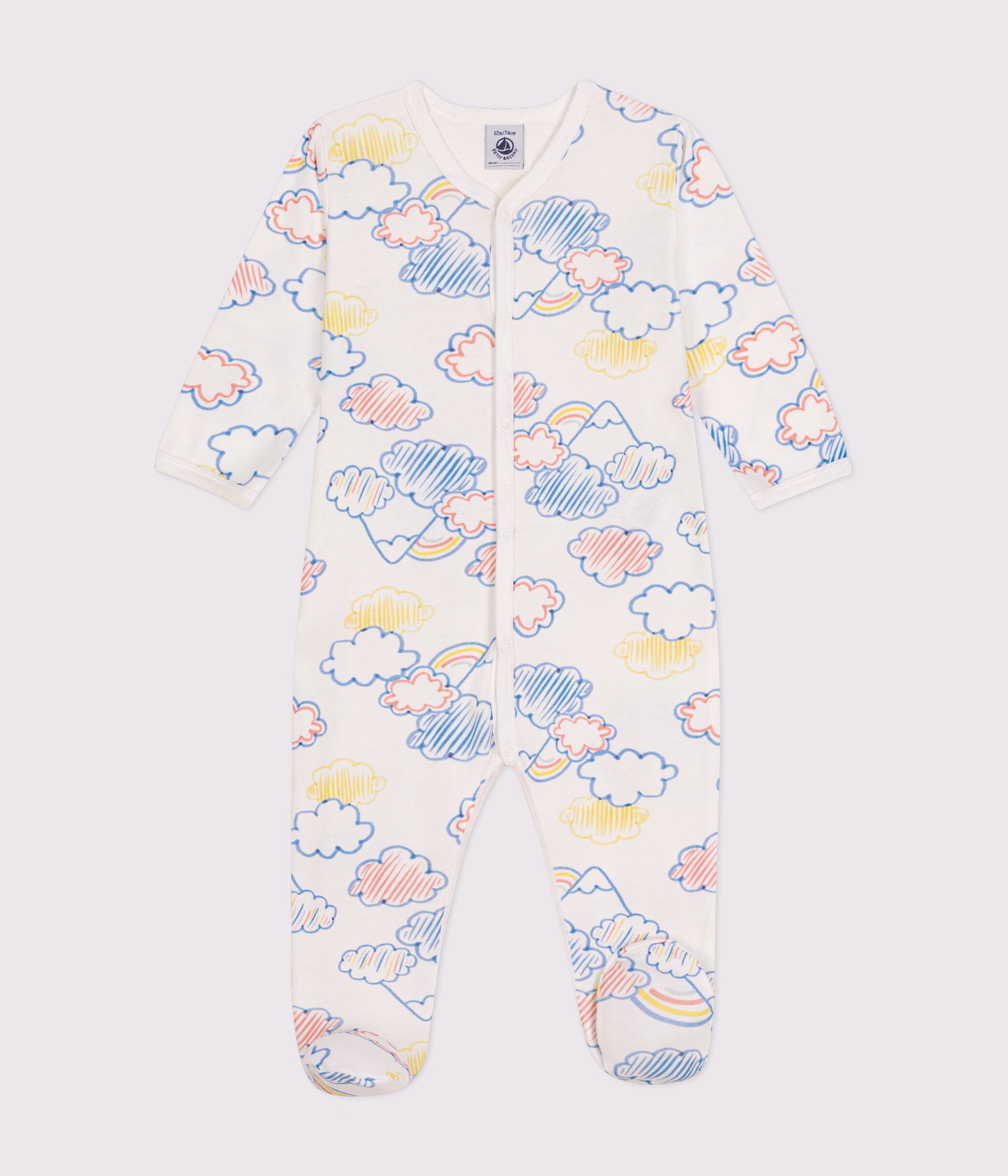 Pyjama bébé best sale arc en ciel