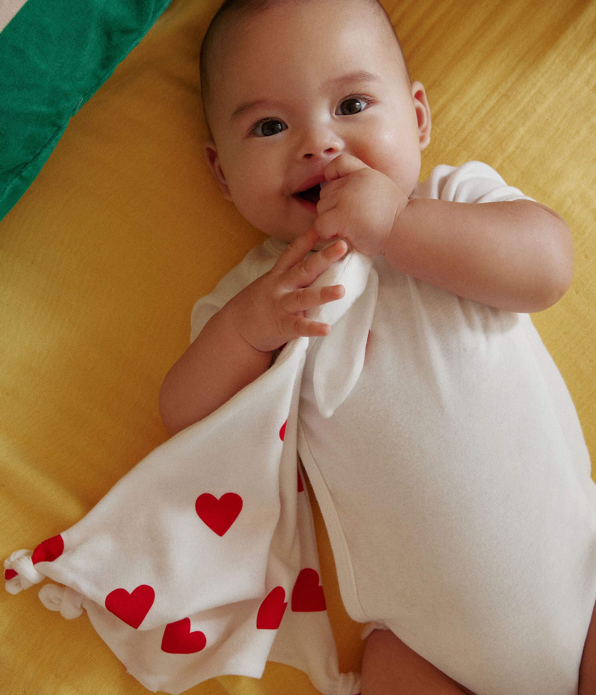 Lot de 2 bodies croises manches courtes en coton unis bebe variante 1 Petit Bateau