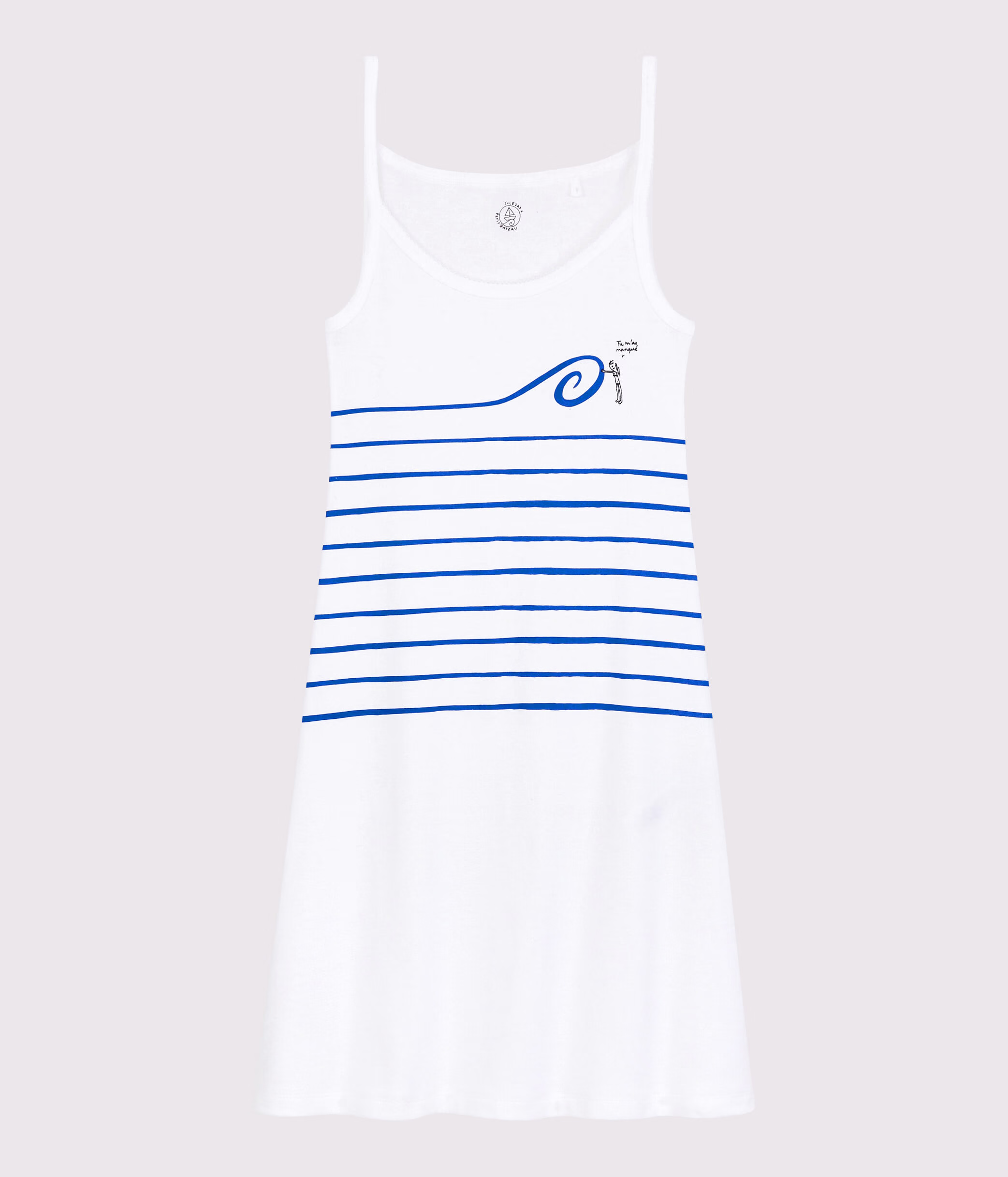 Robe coton shop bretelles femme