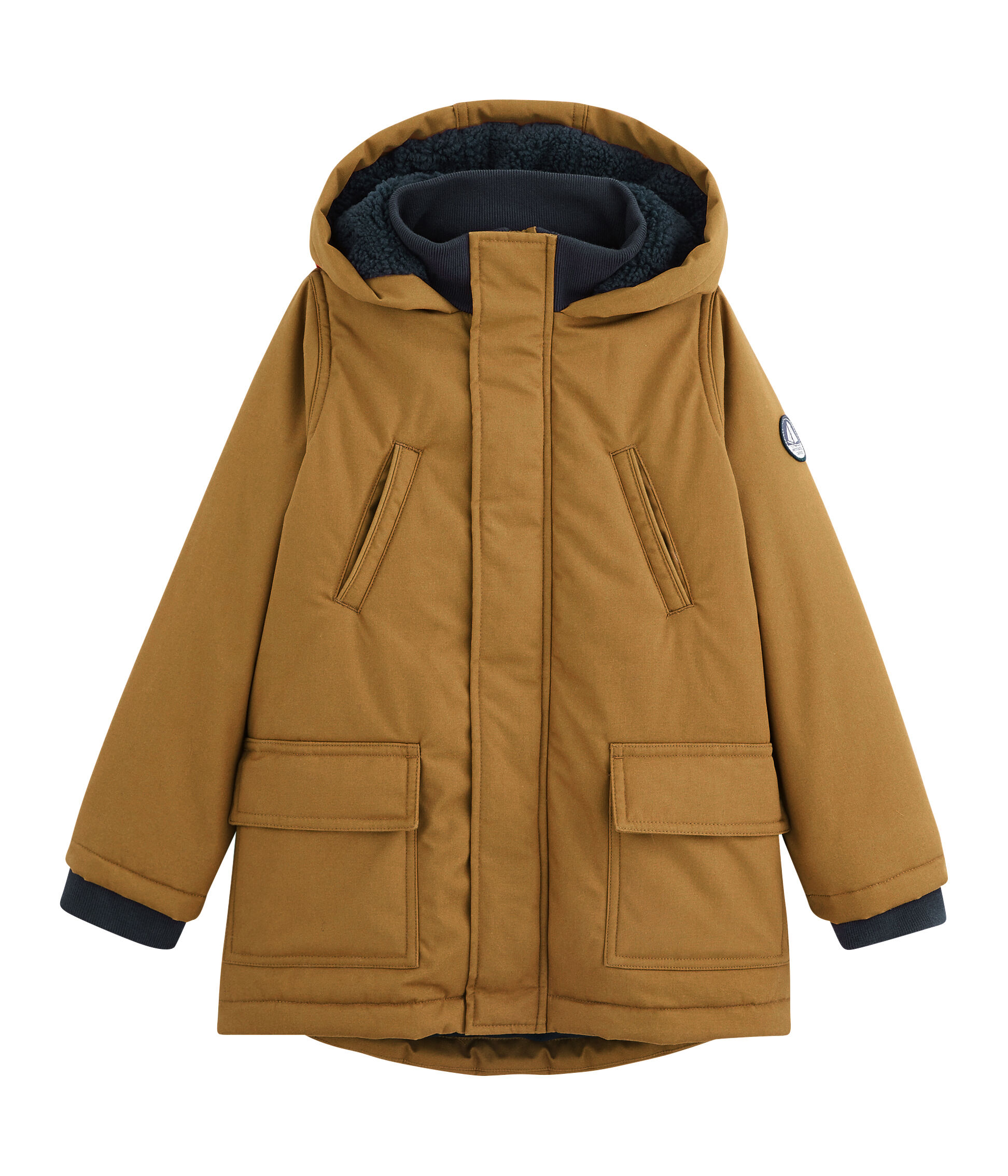 Parka enfant gar on CUIVRE Petit Bateau