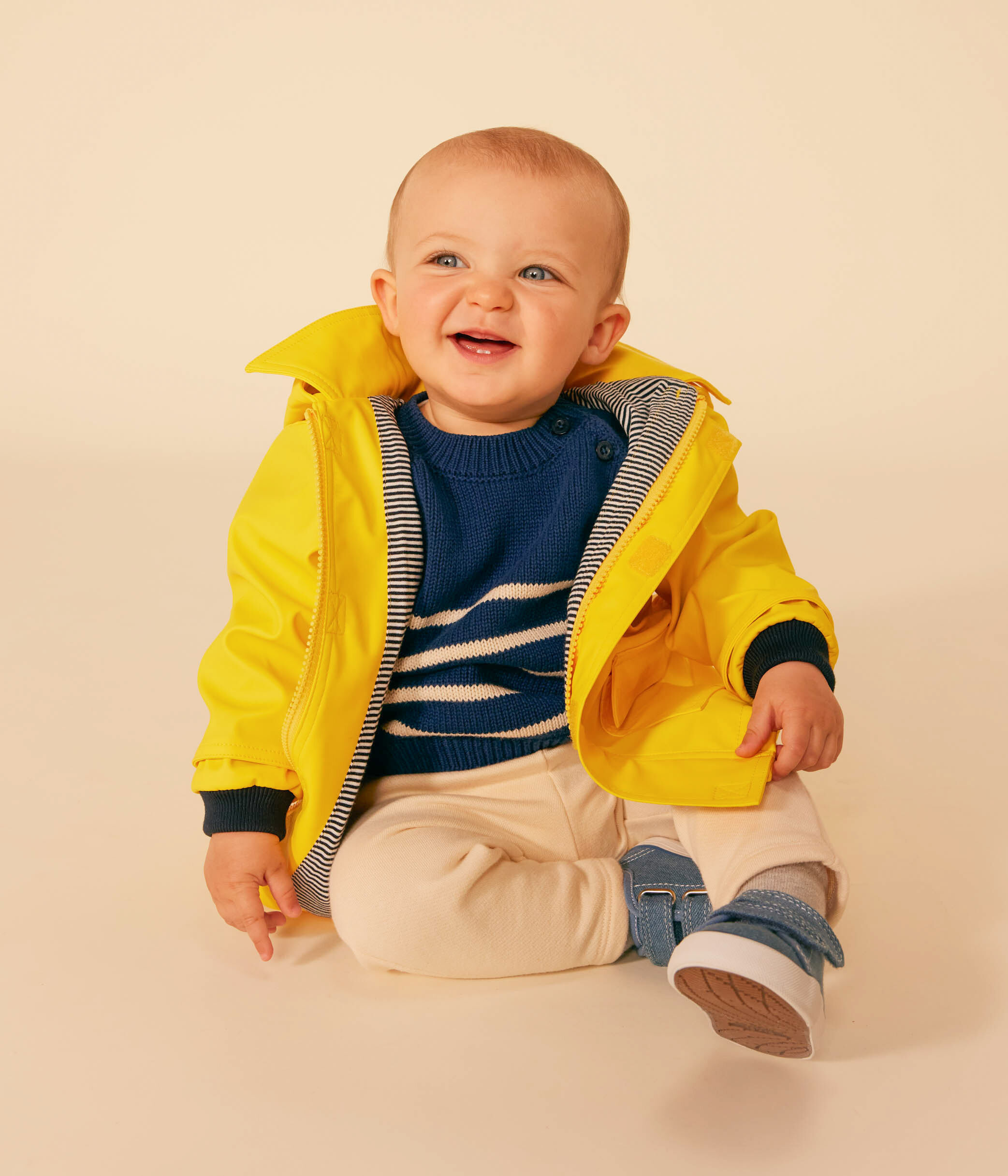 Ciré jaune petit bateau hotsell bebe