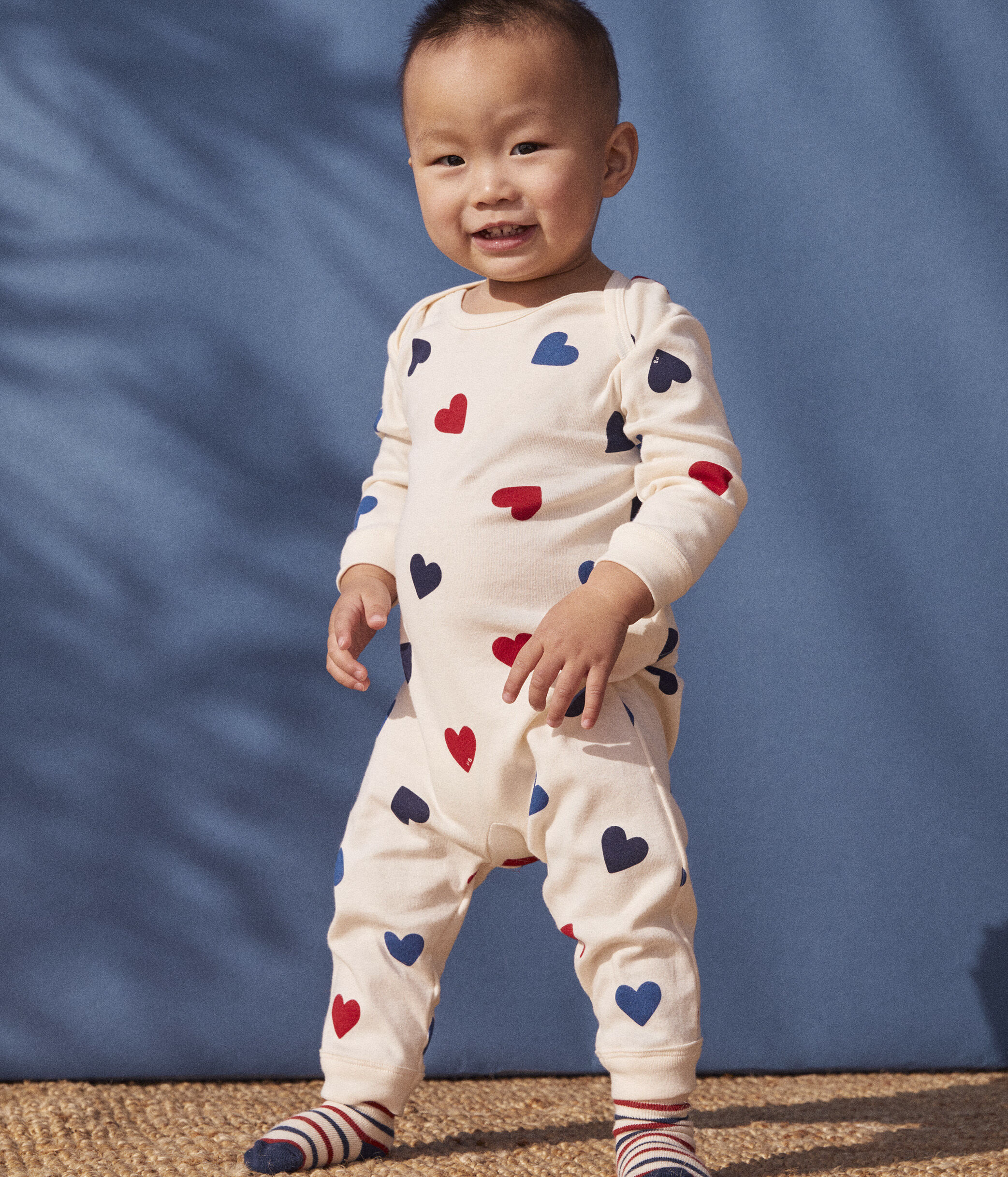 Pyjama coeur clearance rouge petit bateau