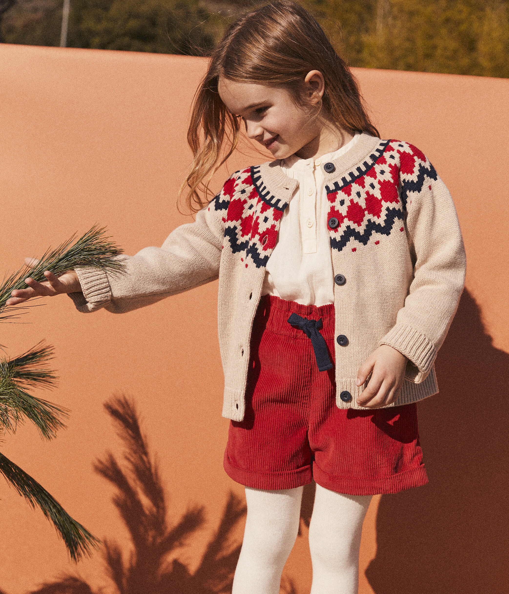 Short rouge bebe fille discount
