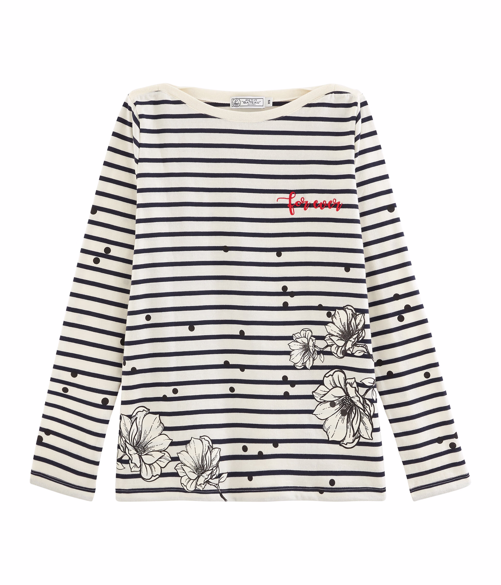 Tee shirt online marinière femme
