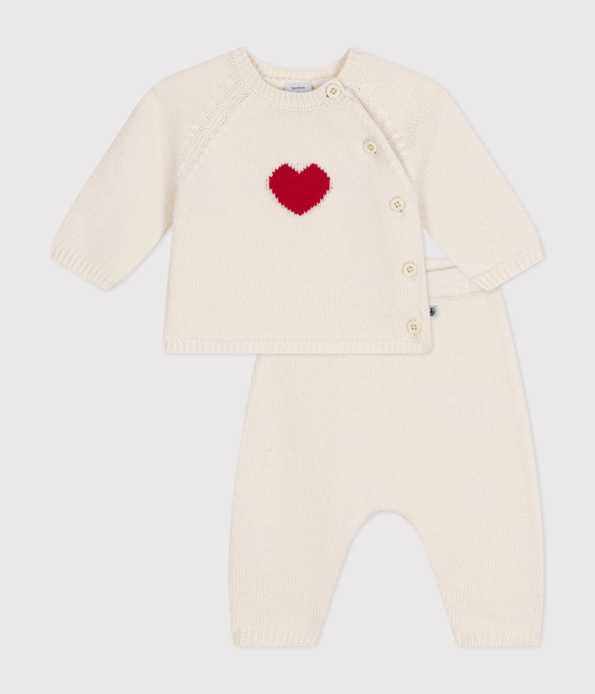 Brassiere laine naissance petit bateau sale