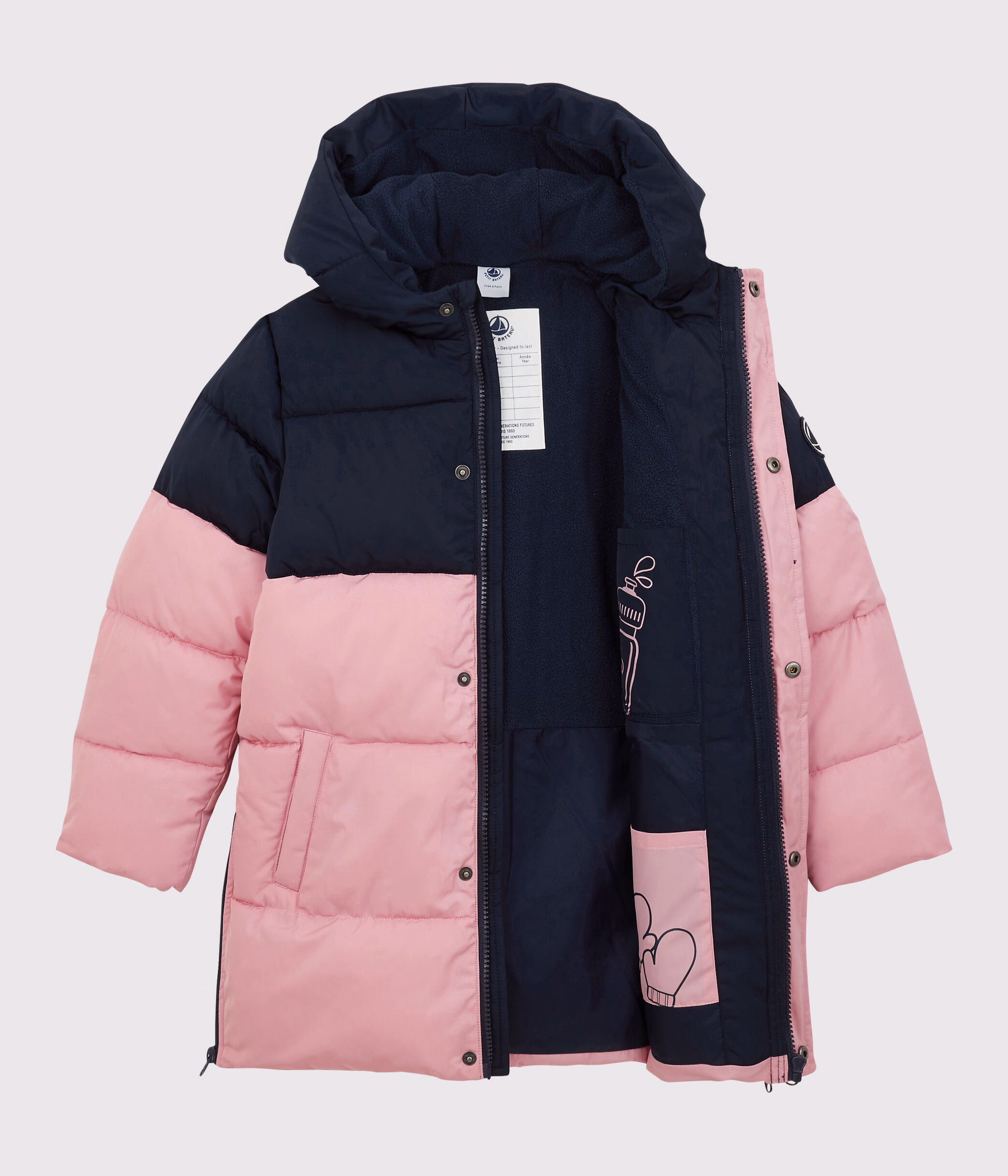 Doudoune petit bateau 2025 garcon
