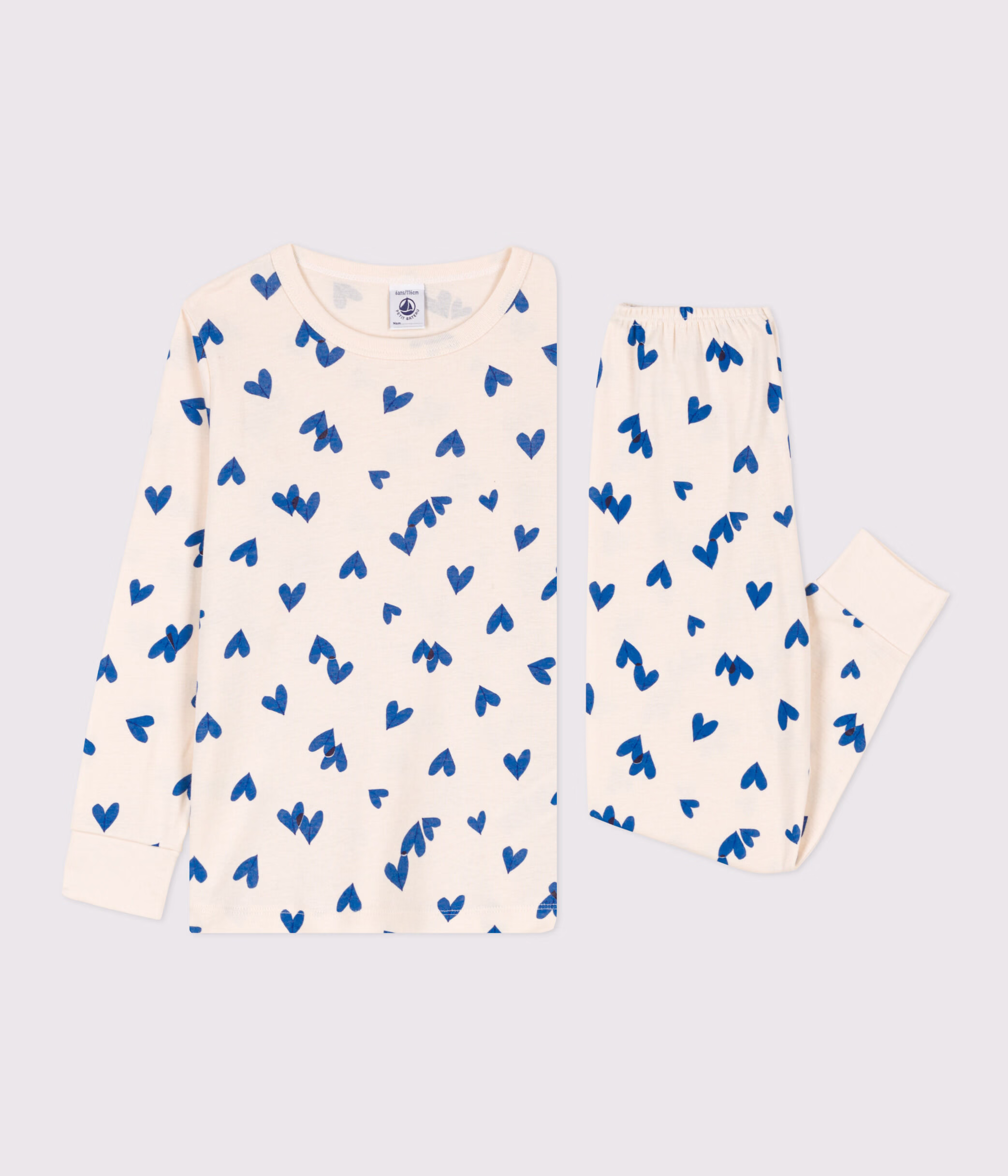 Pyjama petit bateau 2025 coeur