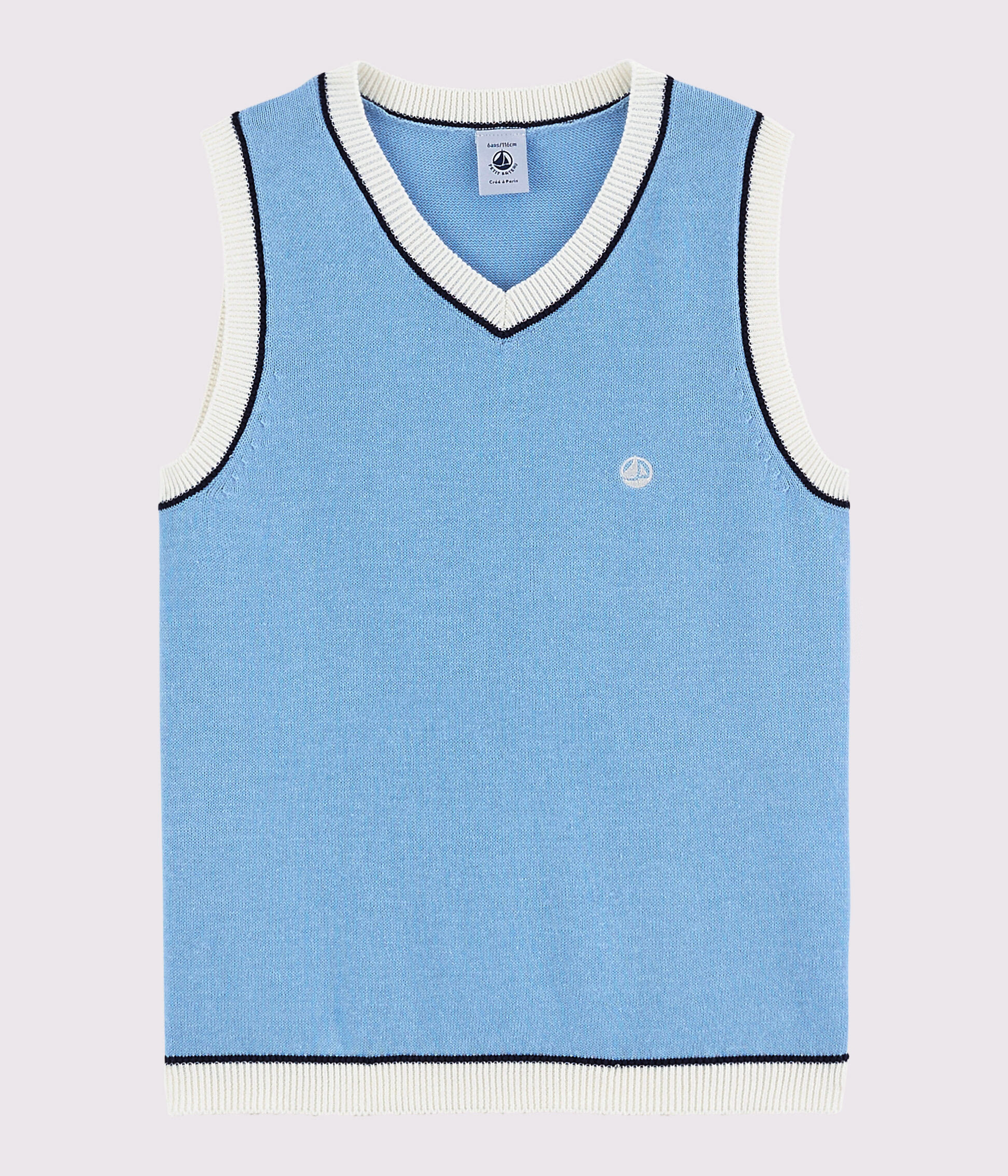 Pull sans manche garcon deals