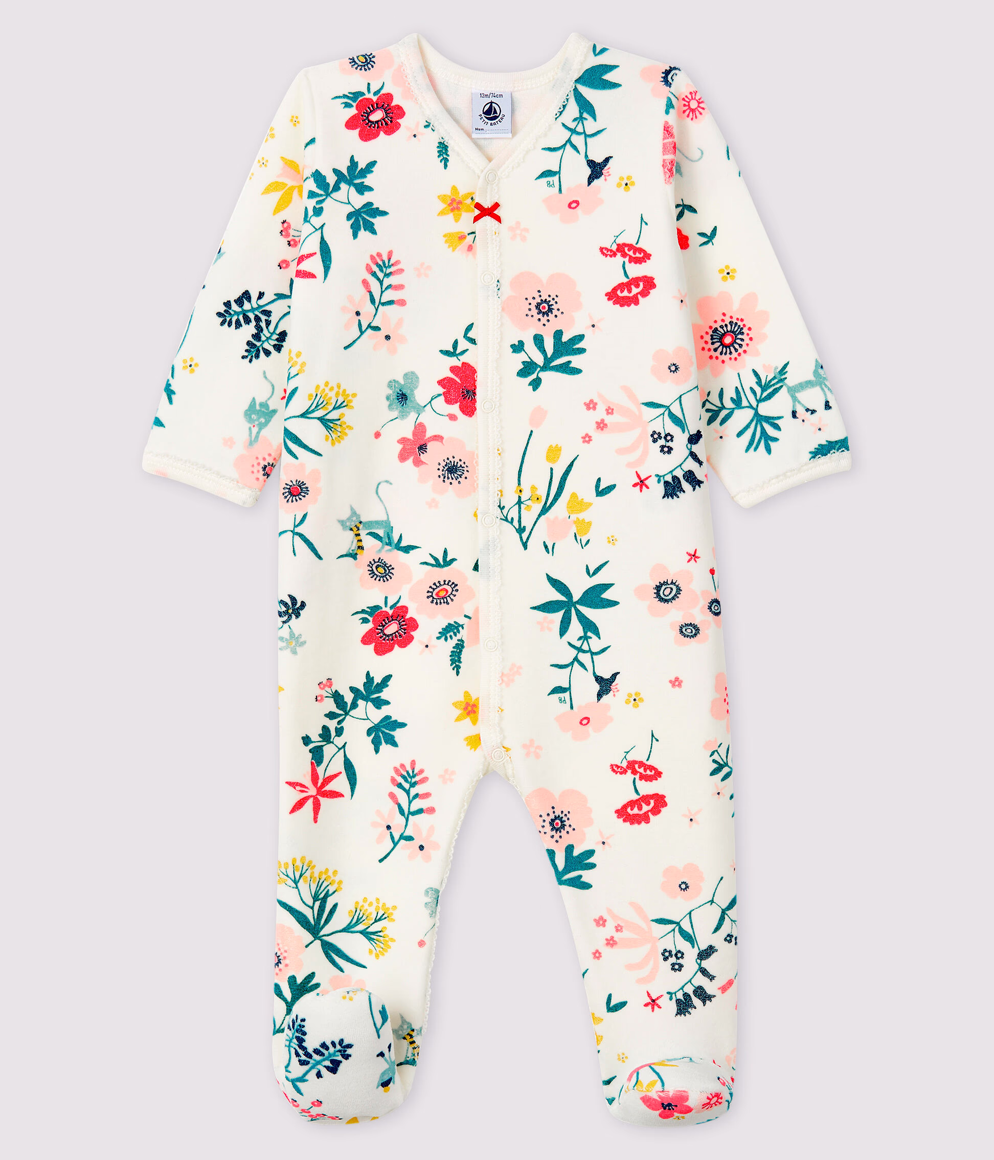 Pyjama velour naissance fille sales