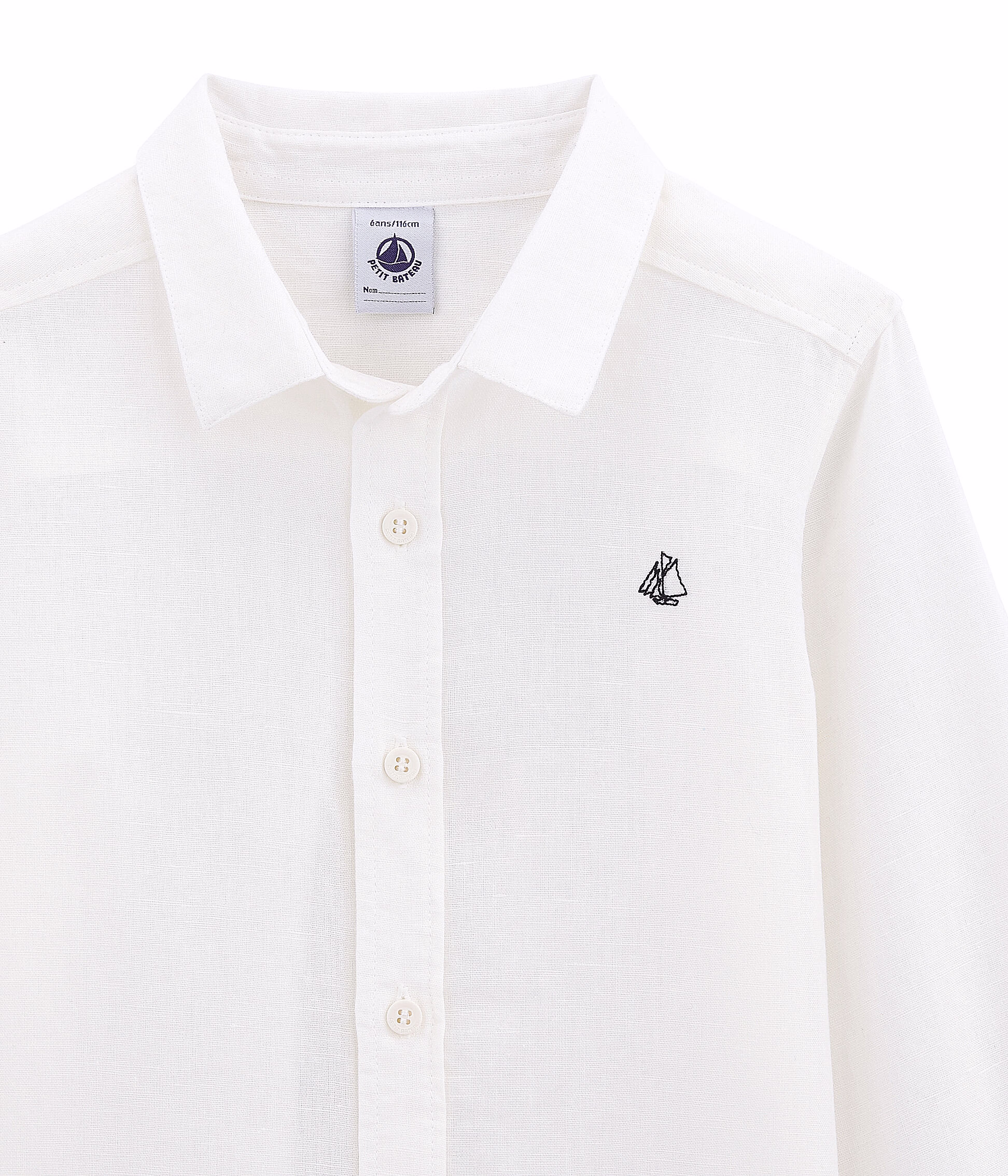 Chemise hotsell blanche bébé