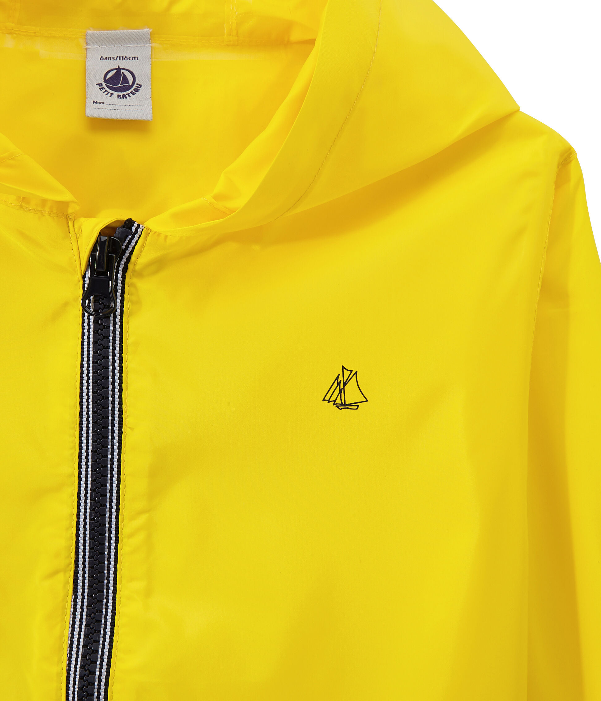 Coupe vent enfant JAUNE Petit Bateau