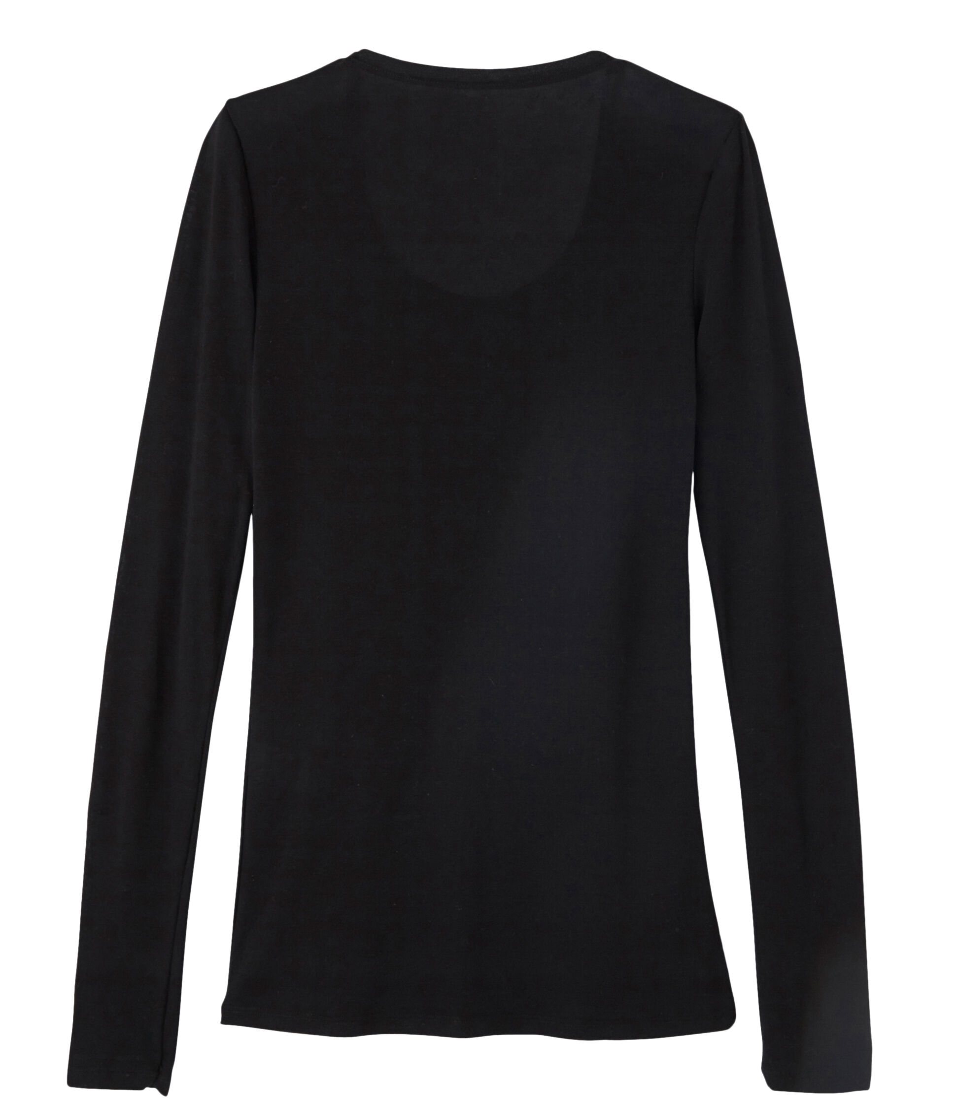 Tee shirt noir discount femme manches longues