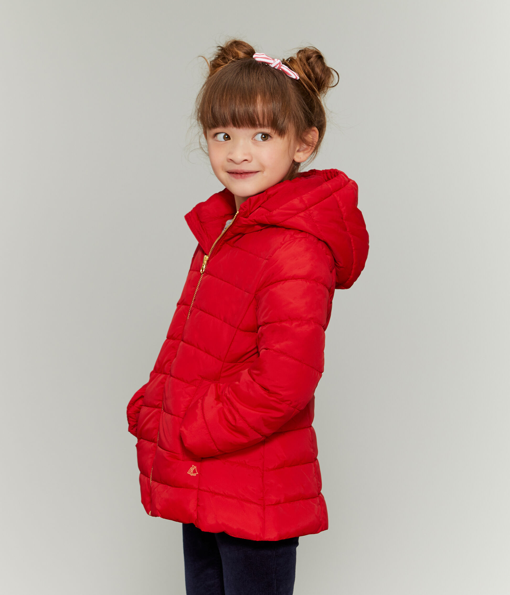 Doudoune rouge fille discount