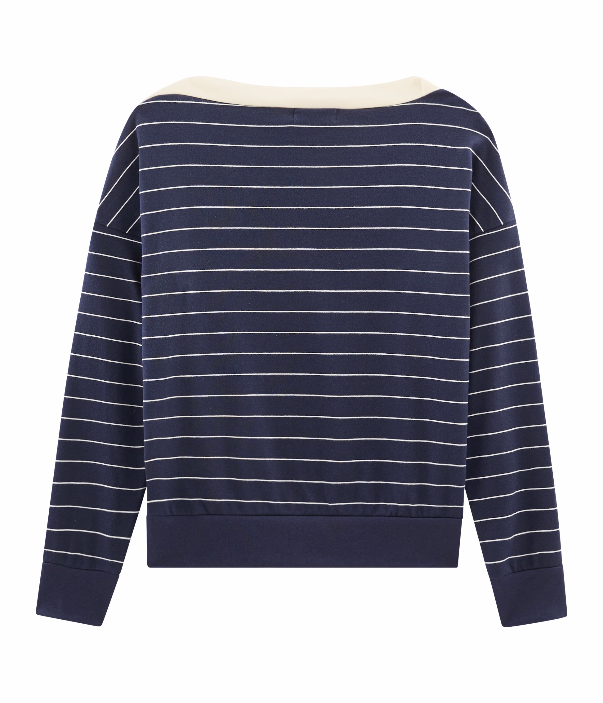 Sweat manches longues femme SMOKING COQUILLE Petit Bateau