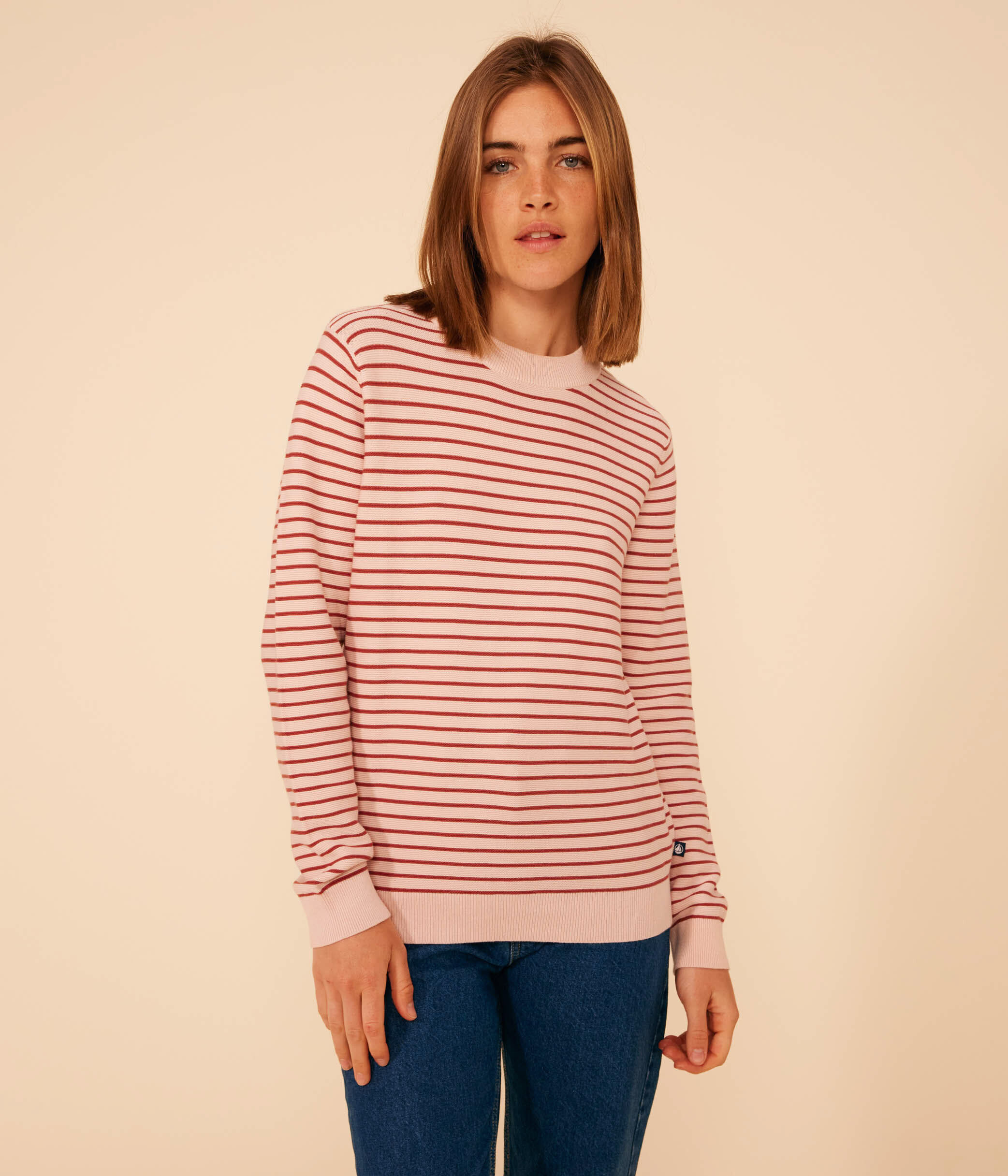 Pull coton femme on sale
