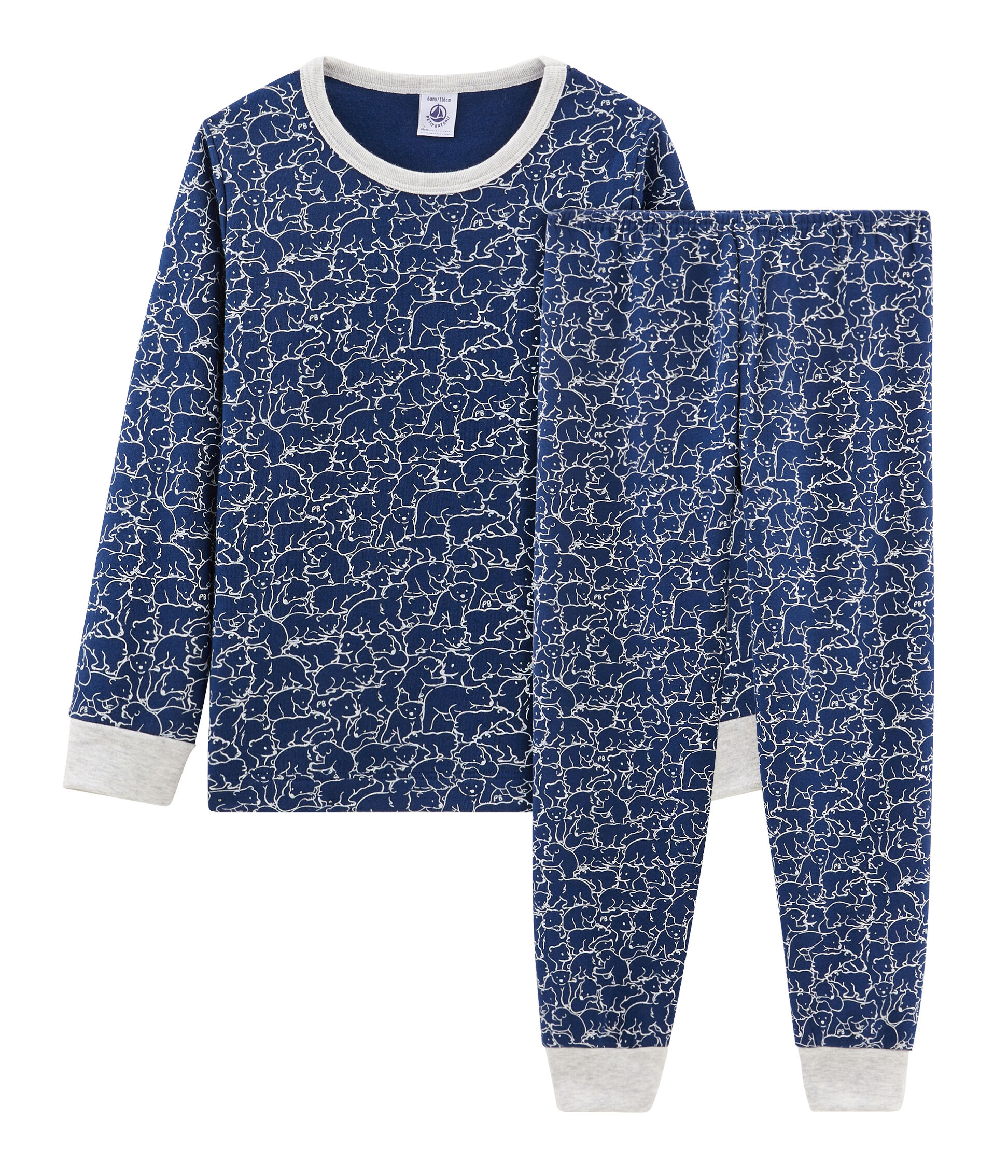 Pyjama molleton garcon clearance