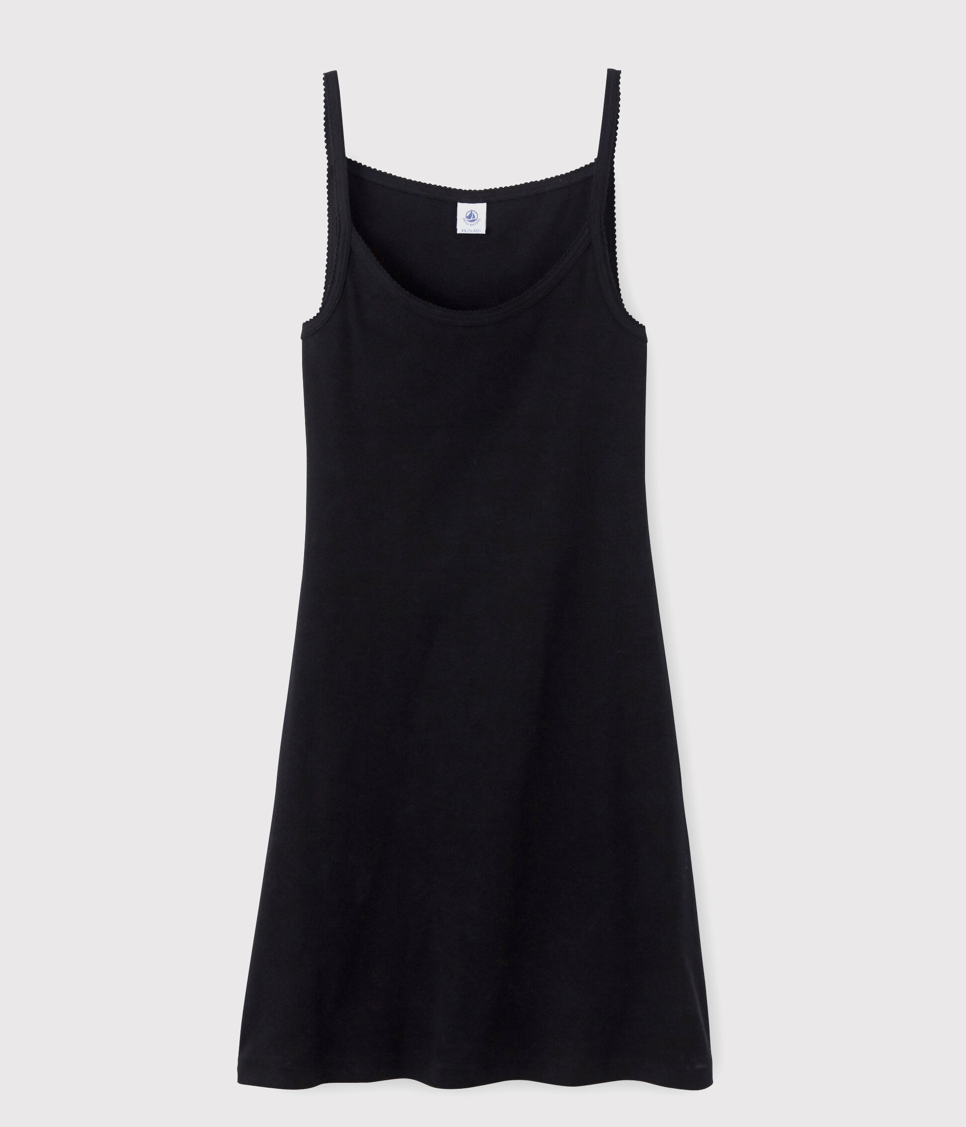 Robe noir a bretelle discount fine