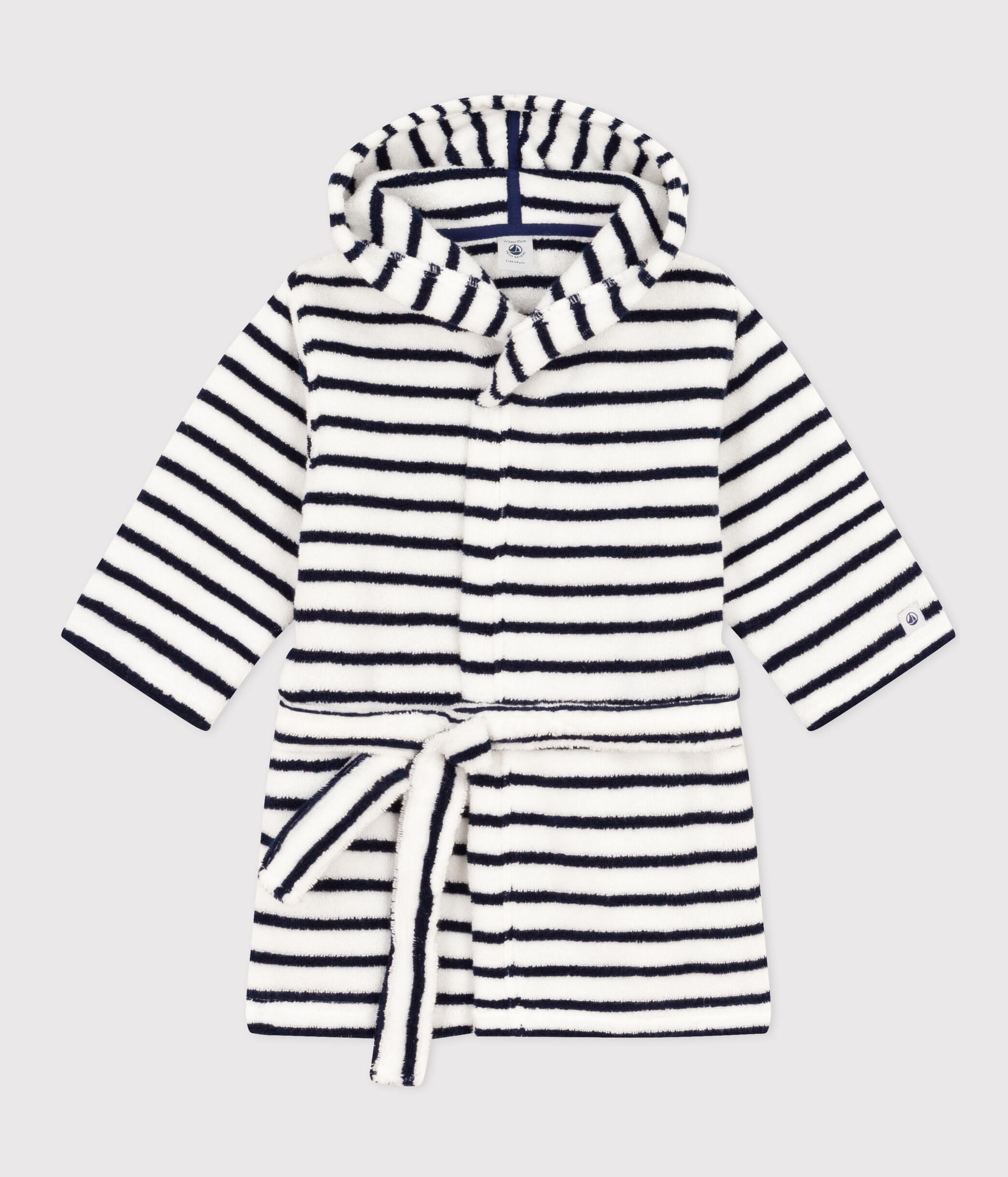 Petit bateau peignoir sale