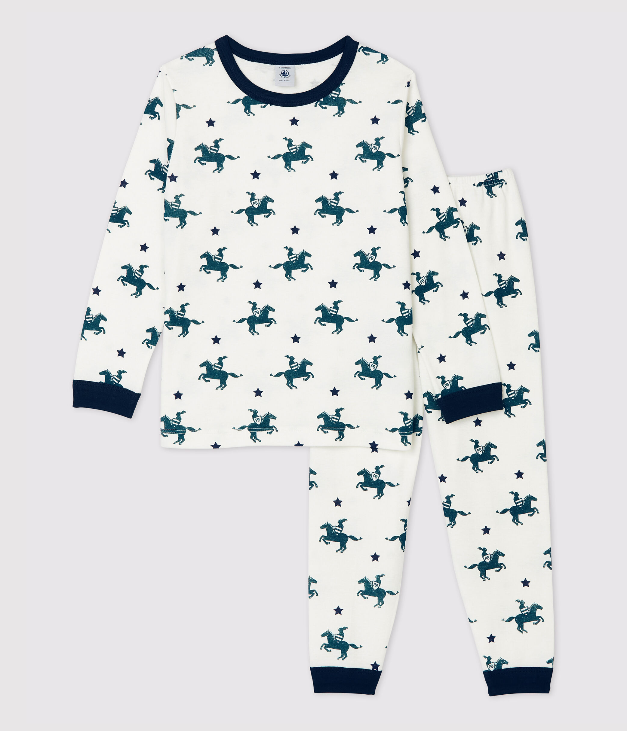 Pyjama imprim chevaliers petit gar on en coton A01YB01