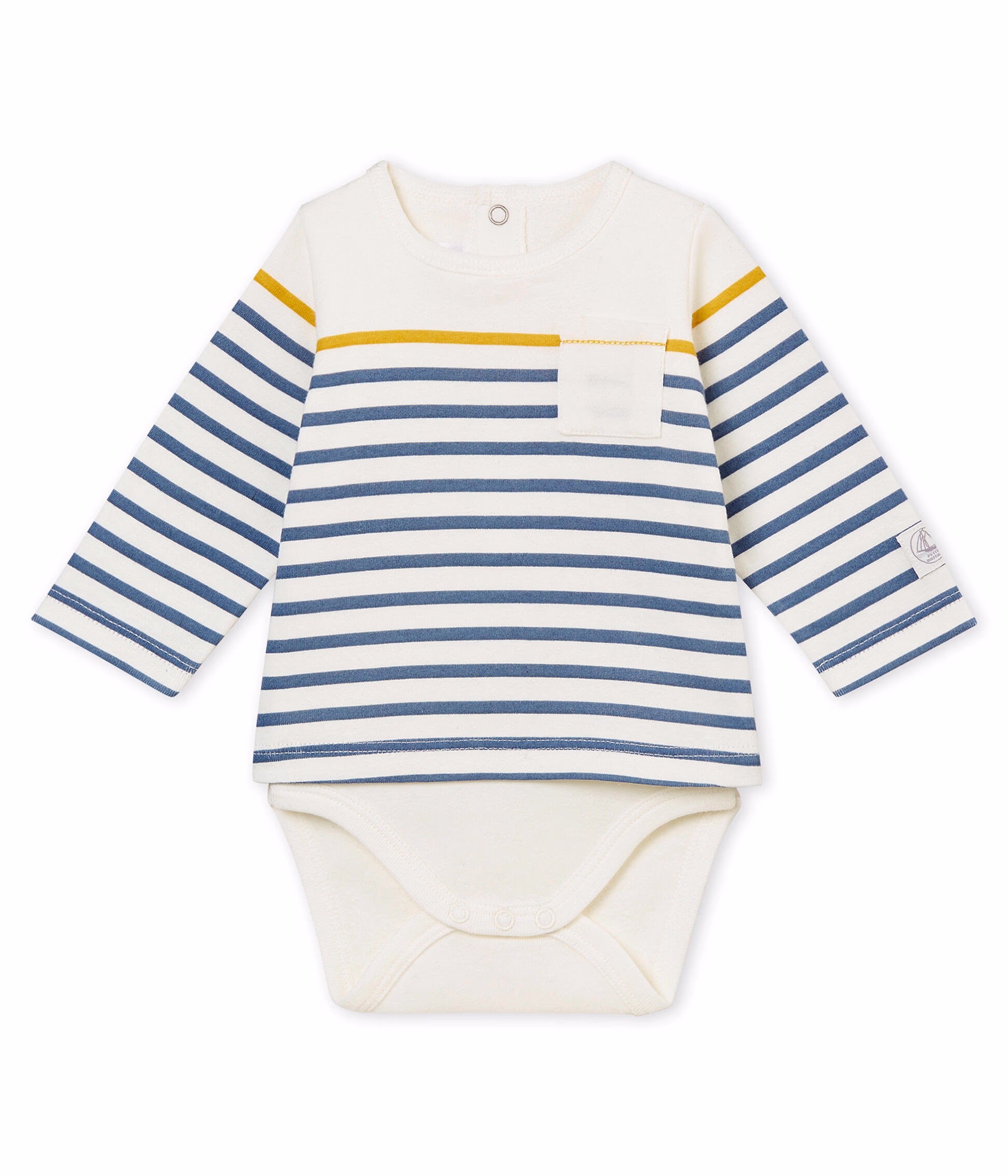 Tee shirt manche longue bebe sales